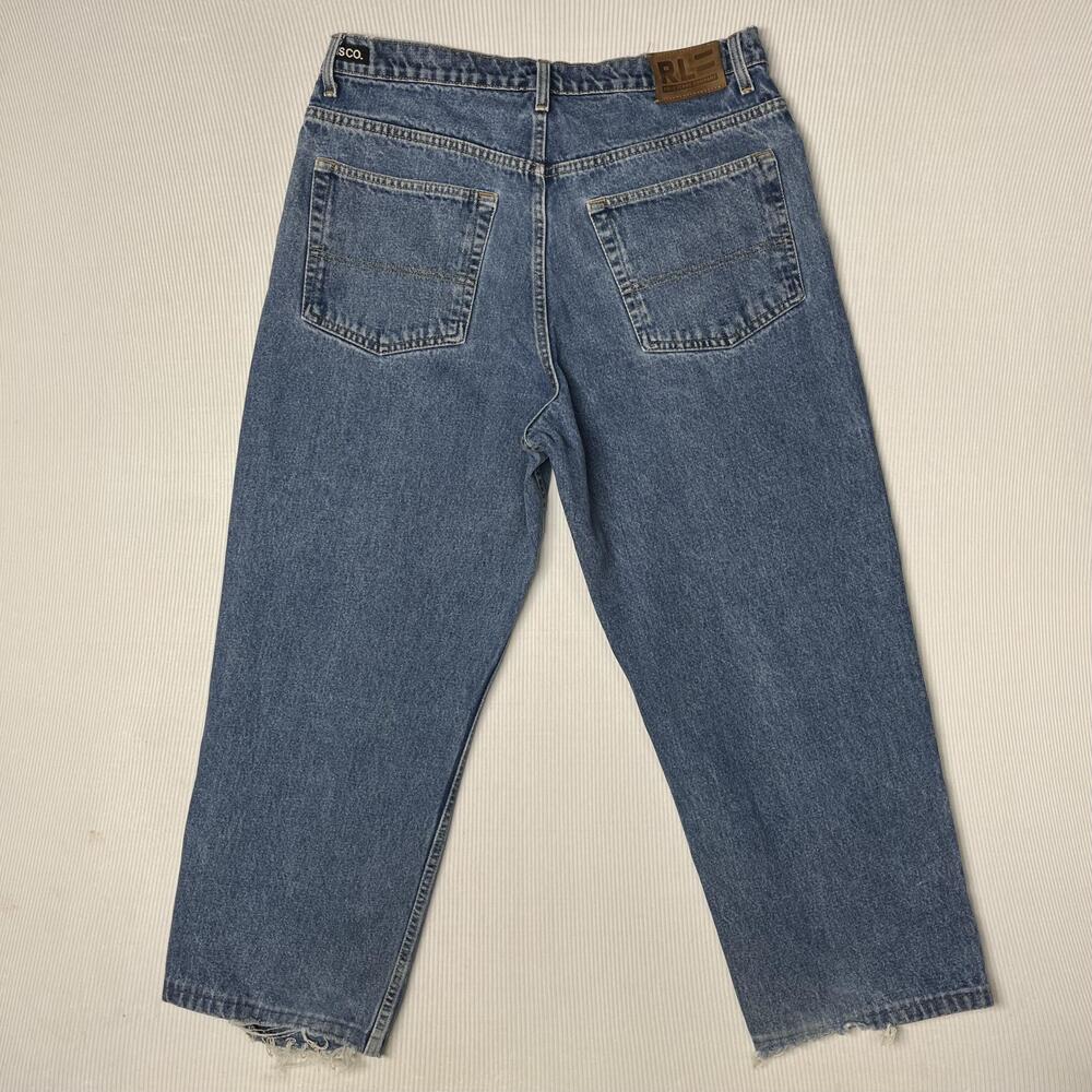 Polo Jeans Co. 67 Loose Fit Jeans Mens 34x30 Blue Relaxed Straight Denim Pants